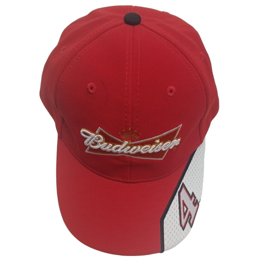 Budweiser Kevin‎ Harvick 2015 Chase Hat Authentic #4 Budweiser Pit Crew Cap